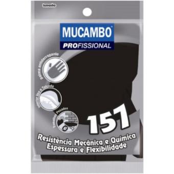 Luva Preta S-157 PRO Reforçada - Mucambo