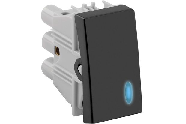 1 Interruptor Paralelo com Luz 10a 220v Simon 30 Grafite