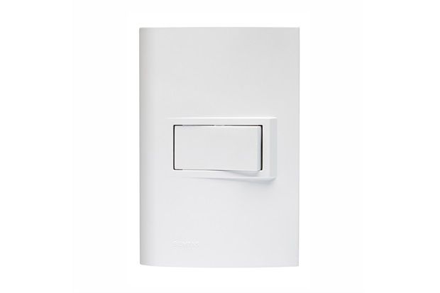 1 Interruptor Simples com Placa 4x2 Vivace Branco