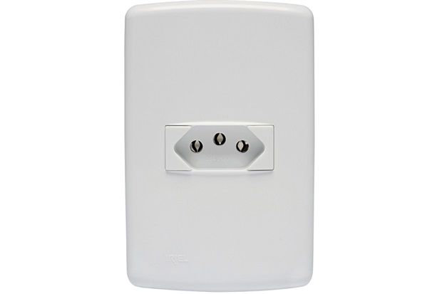 1 Tomada 2 Pólos Terra 10a 4x2 Duale Up 250v