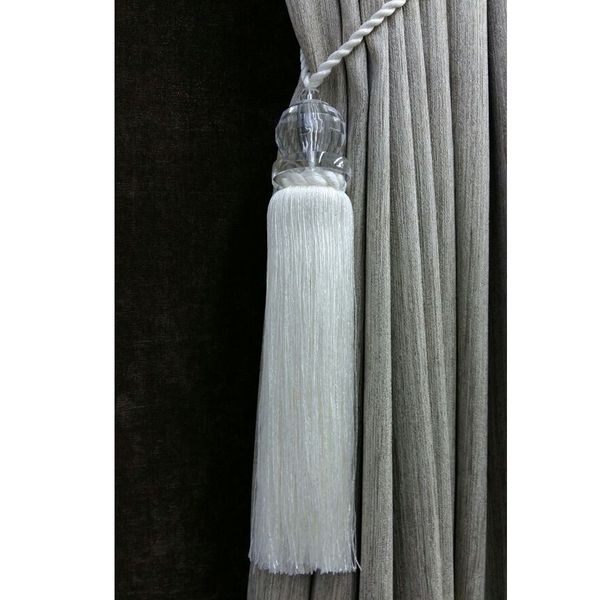 Abraçadeira Acrílico Transparente Off White