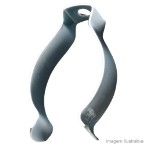 Abraçadeira de aço zincado para lâmpada fluorescente 20/40W cinza Fixtil