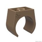 Abraçadeira encaixe com tubo soldável 1/2 Tigre