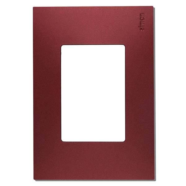 Acabamento para Placa sem Suporte 4x2 3 Módulo(s) Berinjela 27 Play Simon