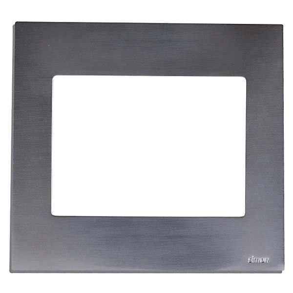 Acabamento para Placa sem Suporte 4x4 Inox 6 Módulo(s)27 Play Simon