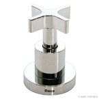 Acabamento para registro de gaveta base 1/2 3/4 e 1 Star pequeno cromado Deca