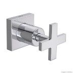 Acabamento para registro de pressão base 1/2 e 3/4 Clean pequeno cromado Deca