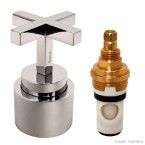 Acabamento para registro de pressão base 3/4 Quadratta Clássica 4916 C85 pequeno cromado Deca