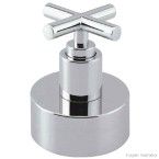 Acabamento para registro de pressão base 3/4 Duna Clássica pequeno cromado Deca