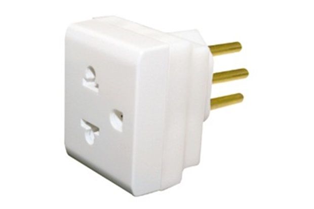 Adaptador 2p T Branco
