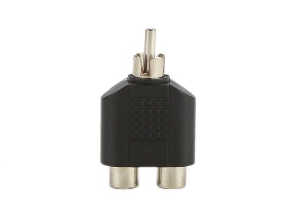 Adaptador 2rca Jack X 1rca Plug