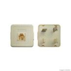 Adaptador telefônico RJ11 1 saída branco Kit-Flex