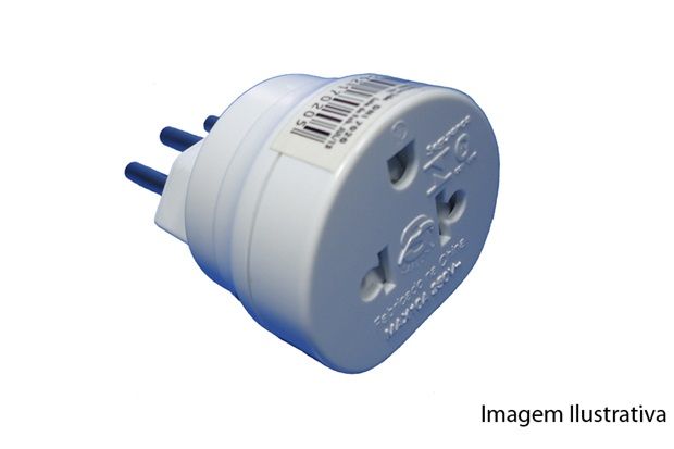 Adaptador Universal 2 Pinos Terra
