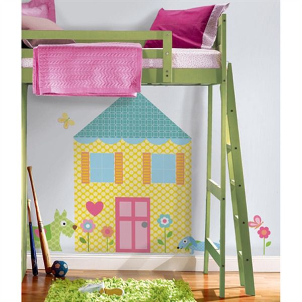 Adesivo Decorativo Casinha 84x122cm