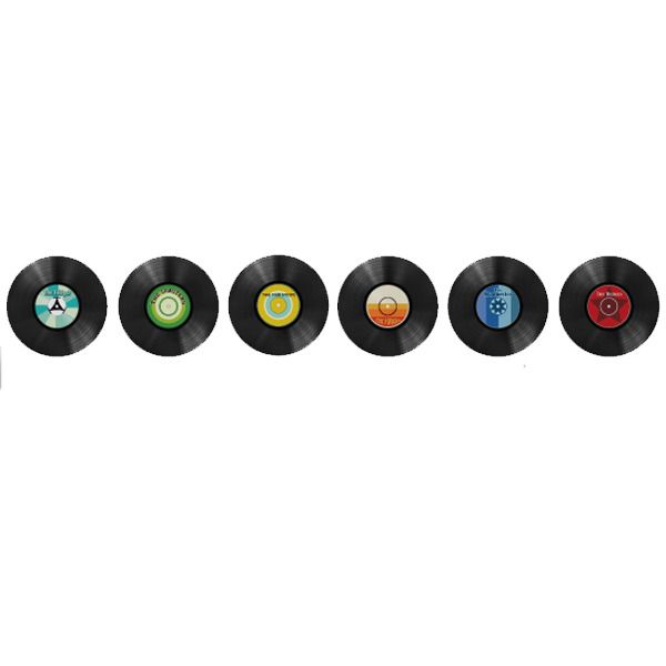 Adesivo Decorativo Disco Vinil 60x40cm