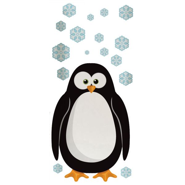 Adesivo Decorativo Pinguim 40x60cm