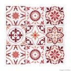 Adesivos de azulejo Malte 24 unidades Grudado Adesivos