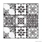 Adesivos de azulejo Mix escala 24 unidades Grudado Adesivos