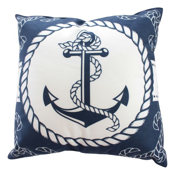 Almofada Âncora e Cordão 40x40cm