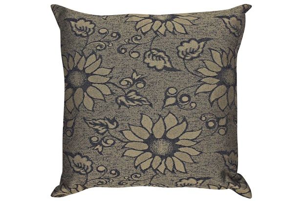 Almofada Floral Azul 45x45cm