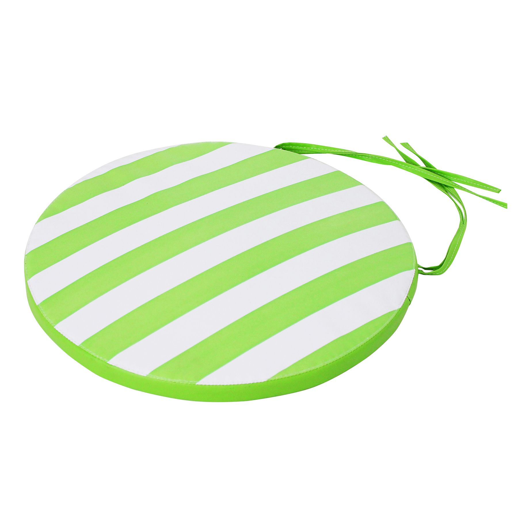 Almofada Jardim PVC Listrada Verde 40cm