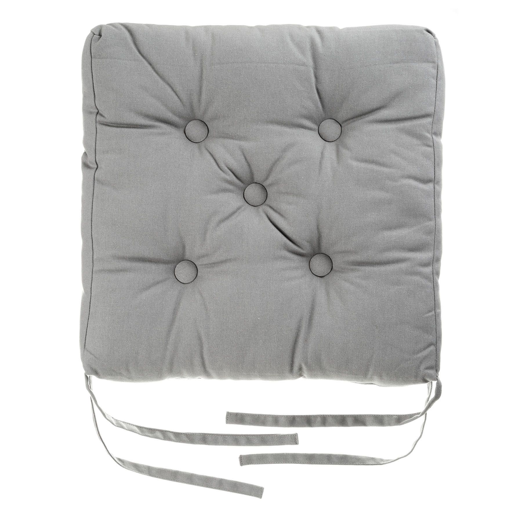 Almofada para Assento Cléa Cinza 40x40cm