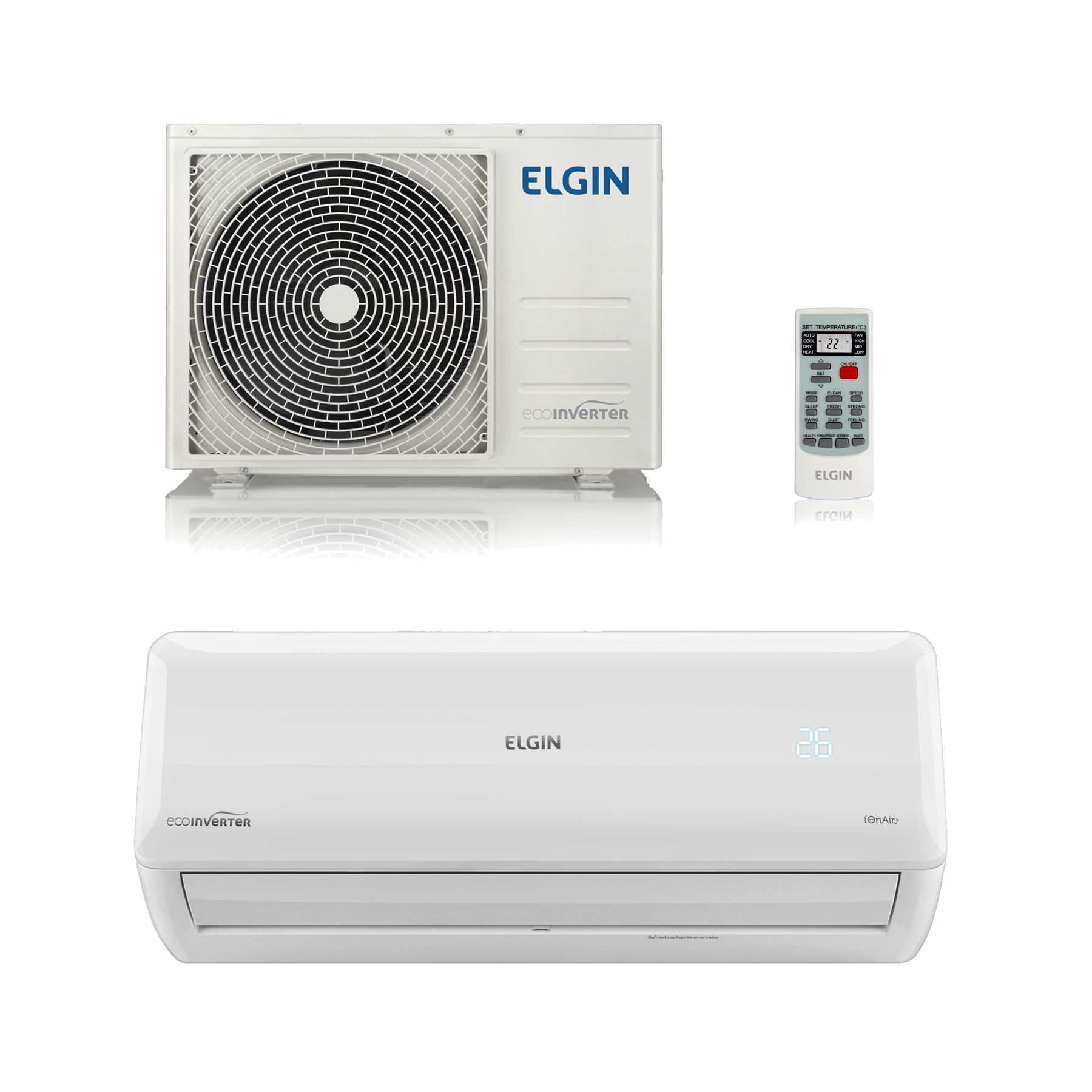 Ar Condicionado Split Inverter 24000BTUs Frio Eco Elgin