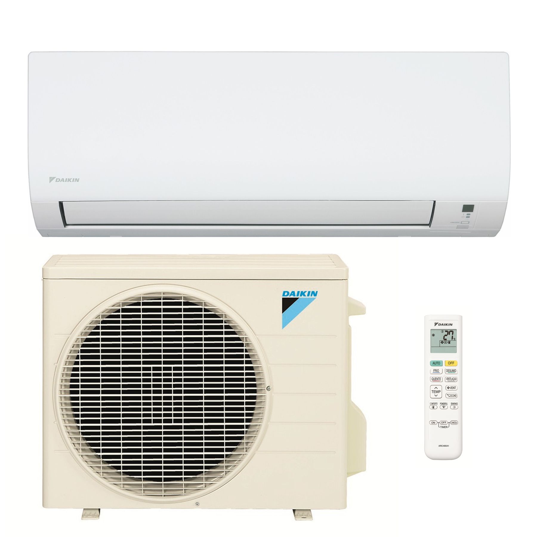 Ar Condicionado Split Inverter 24000BTUs Quente e Frio Advance Daikin