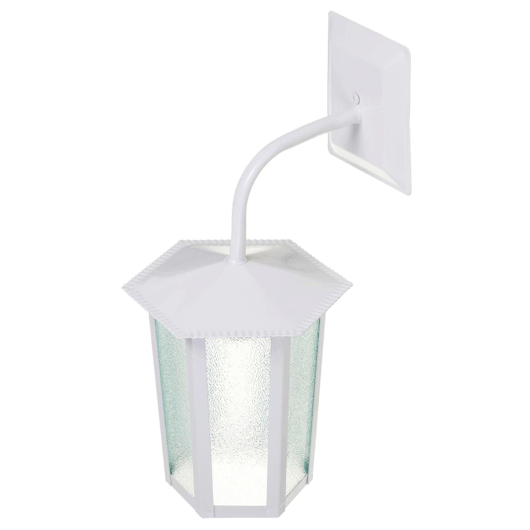 Arandela Externa Ideal Redondo Metal Branco Bivolt