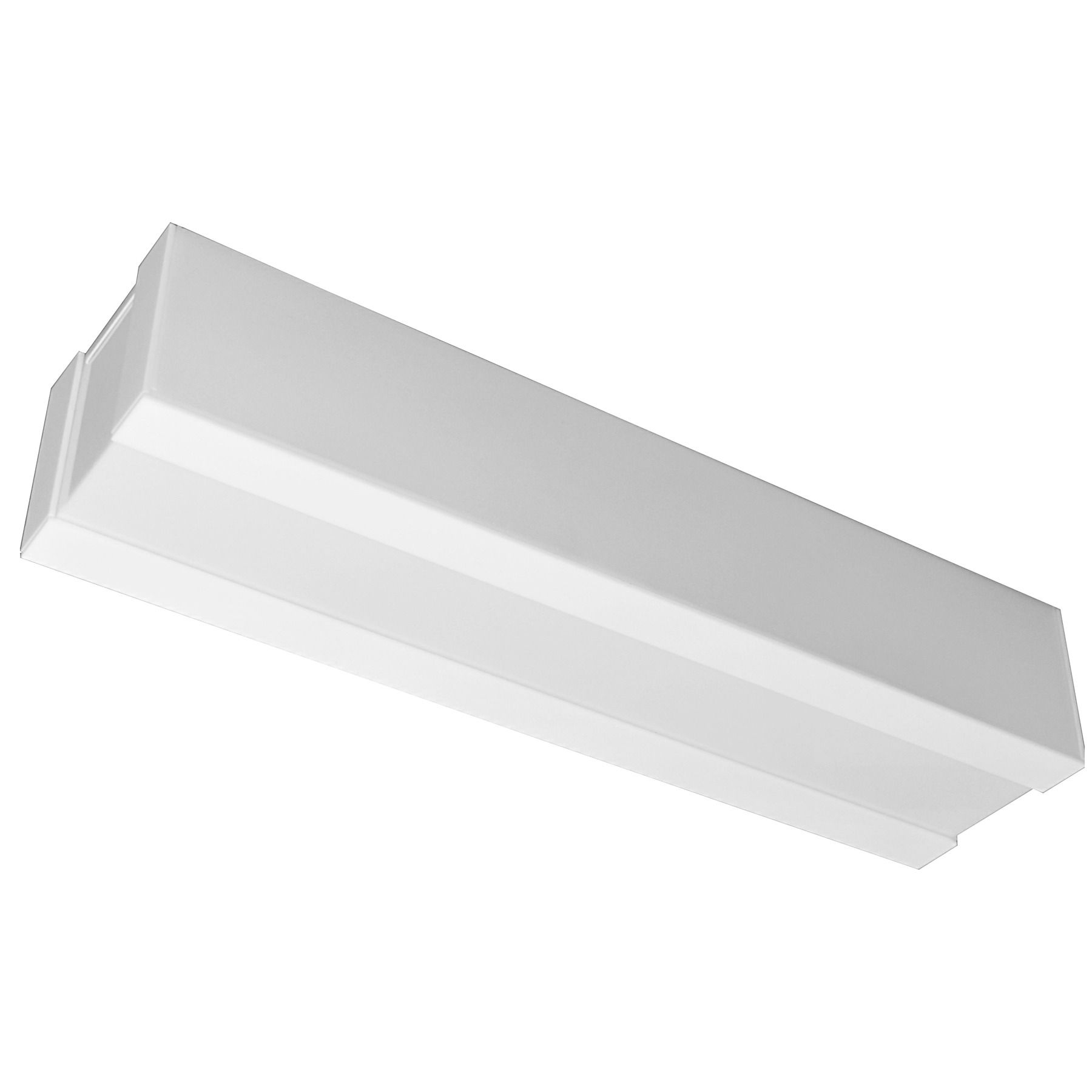 Arandela Interna Tualux Retangular Plástico Branco Bivolt