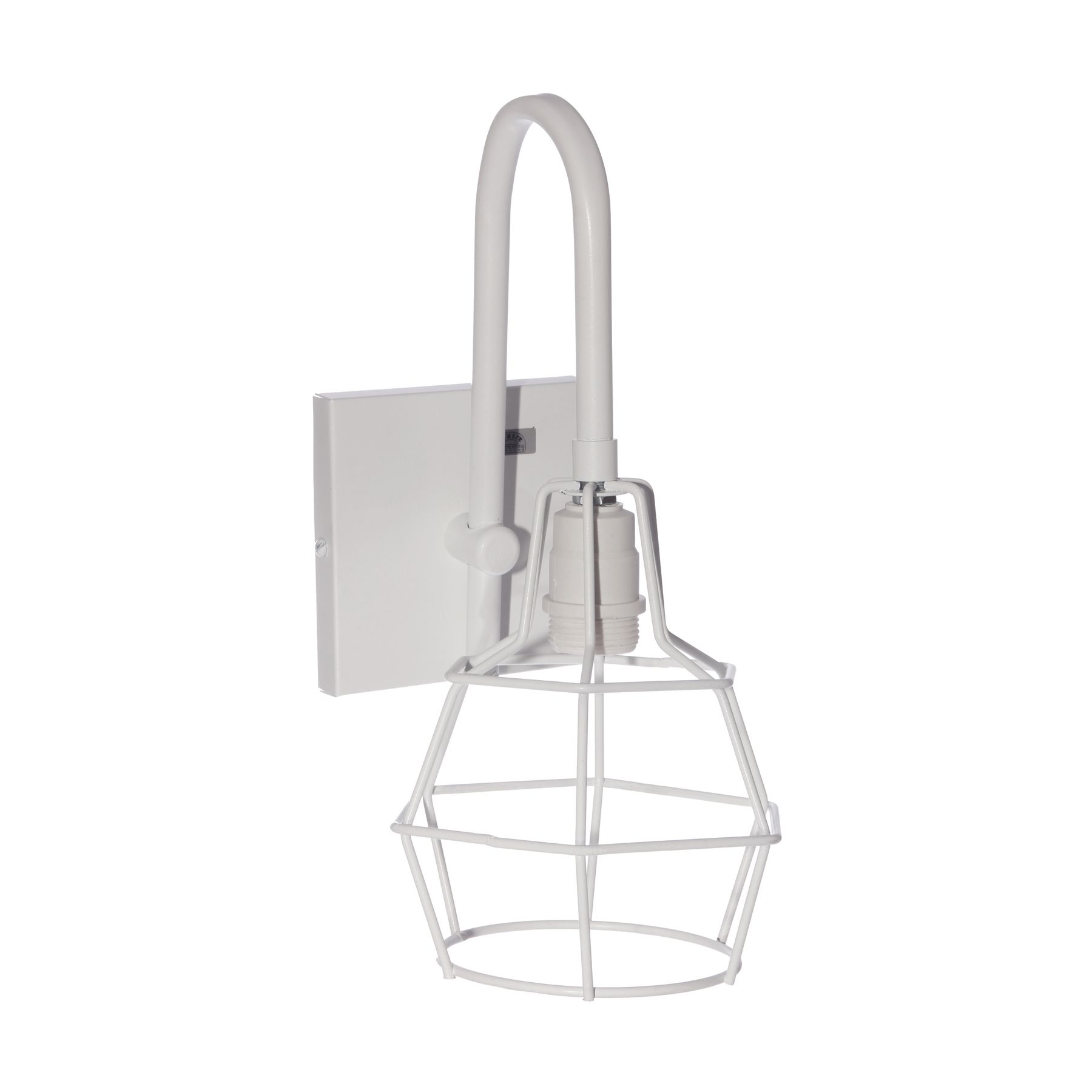 Arandela Interna Work Redondo Alumínio Branco Bivolt Damafe