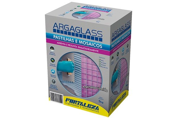 Argamassa para Pastilha de Vidro Argaglass Branco 5kg