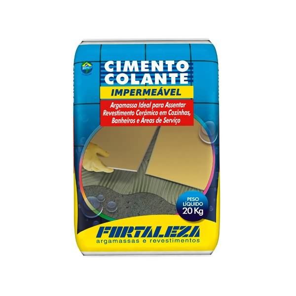 Argamassa ACI Colante Impermeável Cinza 20Kg Fortaleza