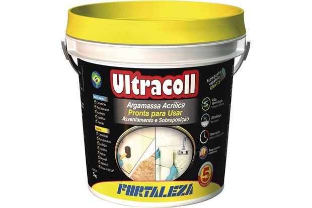 Argamassa Acrílica Pronta para Usar Ultracoll Branca 5kg