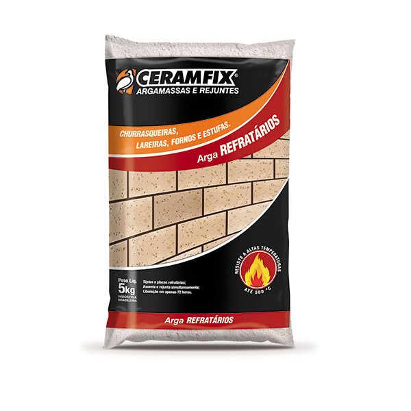 Argamassa Arga Refratários 5Kg Ceramfix