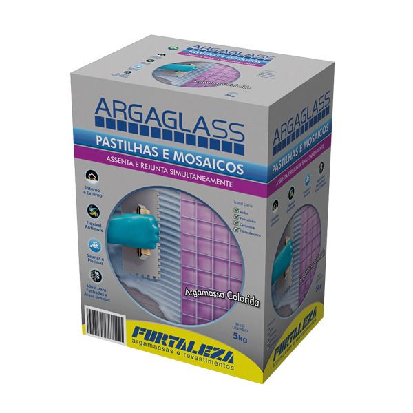 Argamassa Argaglass Branco 5Kg Fortaleza