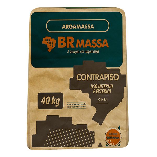 Argamassa Contrapiso Saco de 40 kg BR Massa