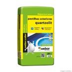 Argamassa de uso externo para pastilhas 20kg palha Weber Quartzolit