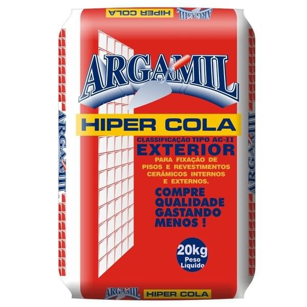 Argamassa Hiper Cola ACII Externo Cinza 20Kg Argamill