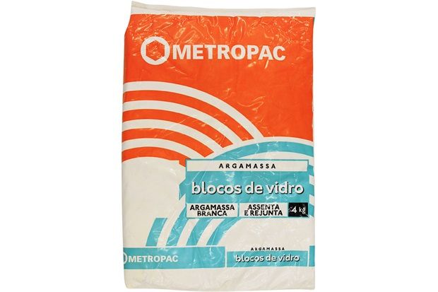 Argamassa para Bloco de Vidro Cinza 4kg