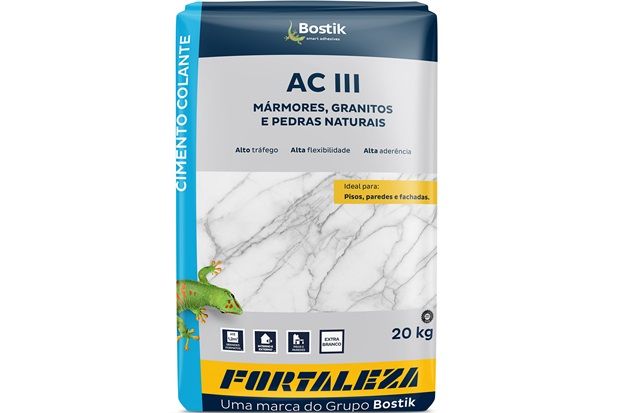 Argamassa para Mármore E Granito Cimento Colante Ac Iii Branca 20kg