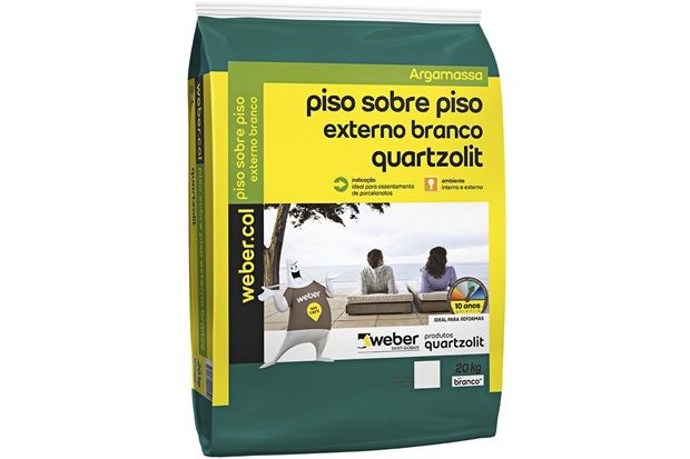 Argamassa Piso Sobre Piso Externo Branco 20 Kg