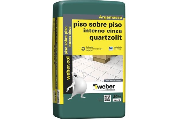 Argamassa Piso Sobre Piso Interno Cinza