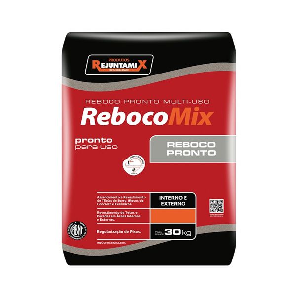 Argamassa RebocoMix Assentamento 30Kg Rejuntamix