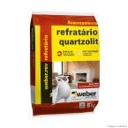 Argamassa Refratário 5kg Weber Quartzolit