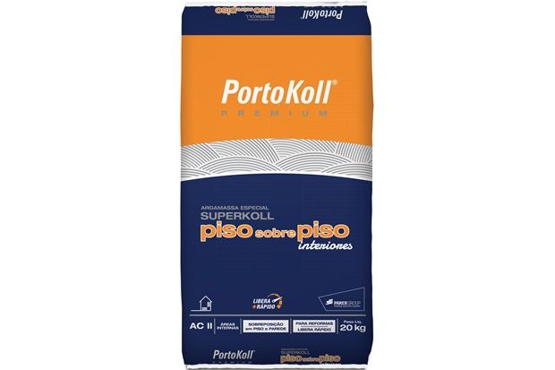 Argamassa Superkoll Piso Sobre Piso Interno Cinza 20 Kilos