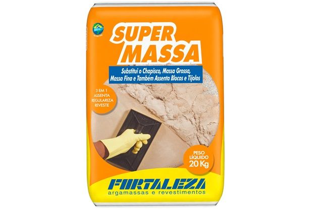 Argamassa Supermassa para Revestimento Cinza 20kg
