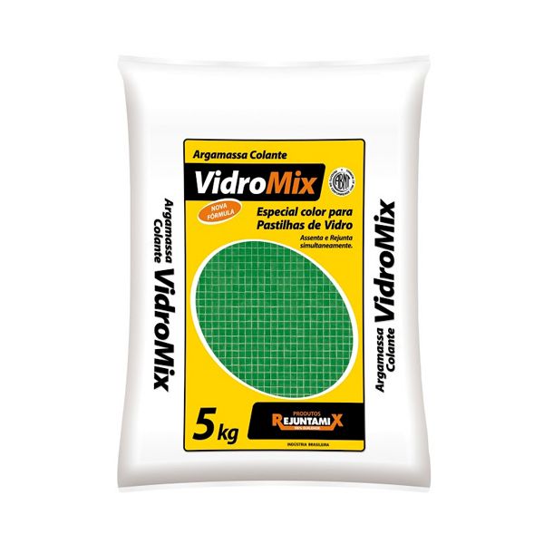 Argamassa VidroMix Grafite 5Kg Rejuntamix