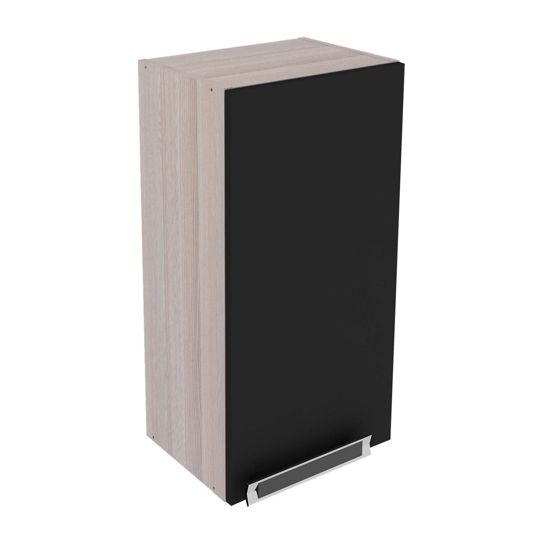 Armário Aéreo de Cozinha Madeira Branco, Bege e Preto Itatiaia 69x35x27cm