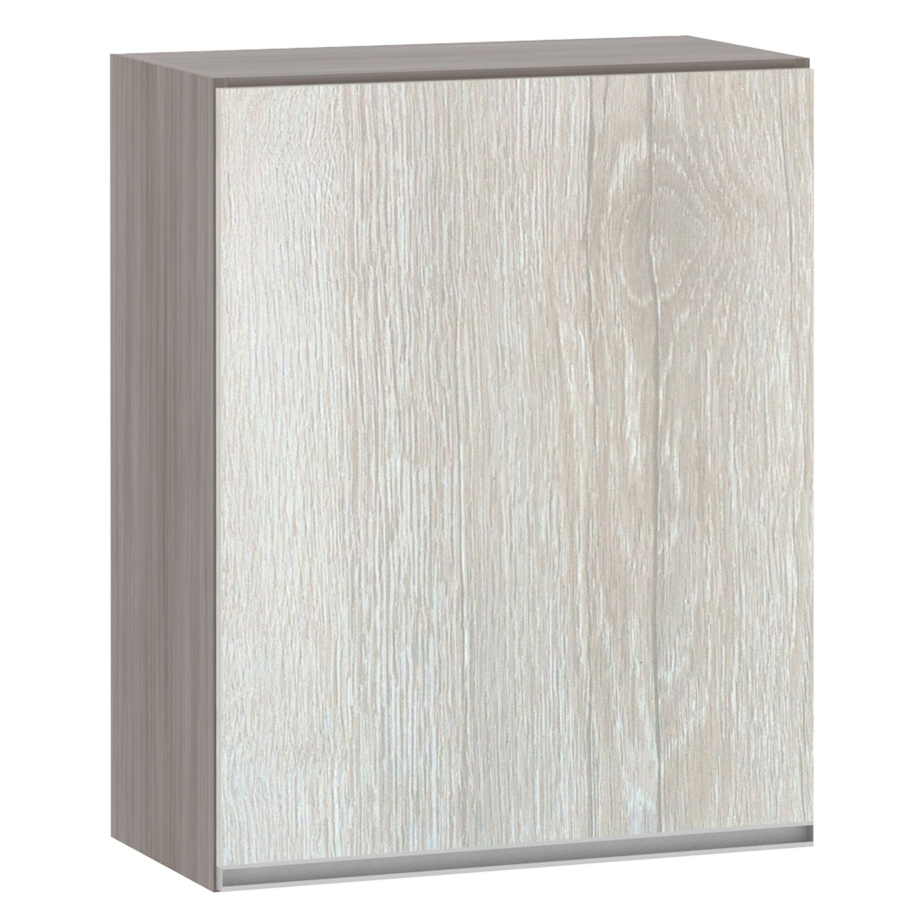 Armário de Cozinha Madeira Malbec e Legno Crema Luciane 75x60x31cm